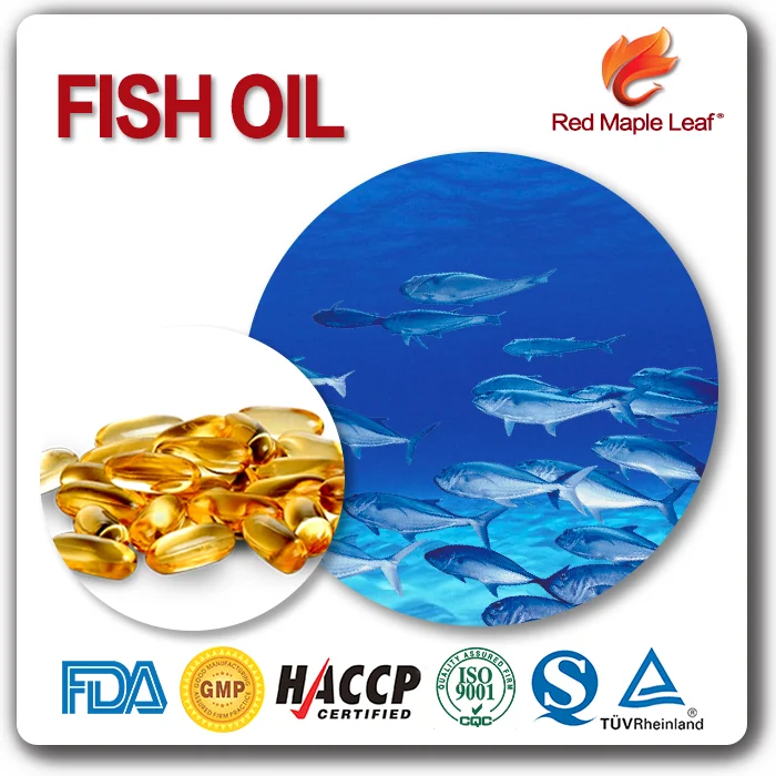 Red maple leaf production carp fish oil soft capsule private label