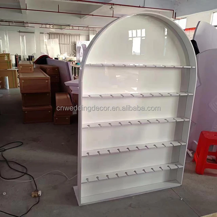 Wedding Backdrop 6.5ft Semi-circle Acrylic Champagne Wall Prosecco Wall Drinks Wall for Party Decor