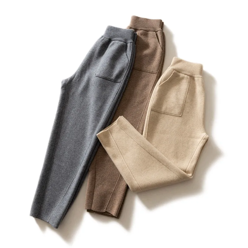 
Wholesale Winter Ladies women pants cashmere pants 