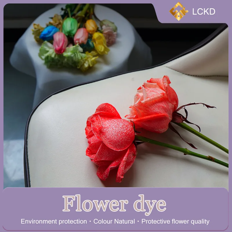 Floral color absorption Give the ordinary flowers a beautiful shell Flower dye