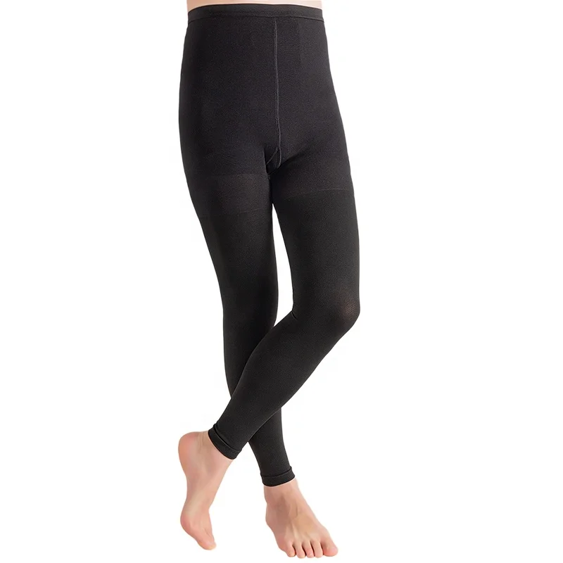 Factory large size medical tights/pantyhose graduates compression leggings 20-30mmHg leggings for varicose veins