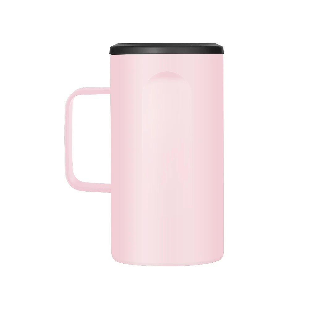  450ML Factory direct sale Wholesale Beer Can Cooler The new design non tipping can cooler 15 oz with handle