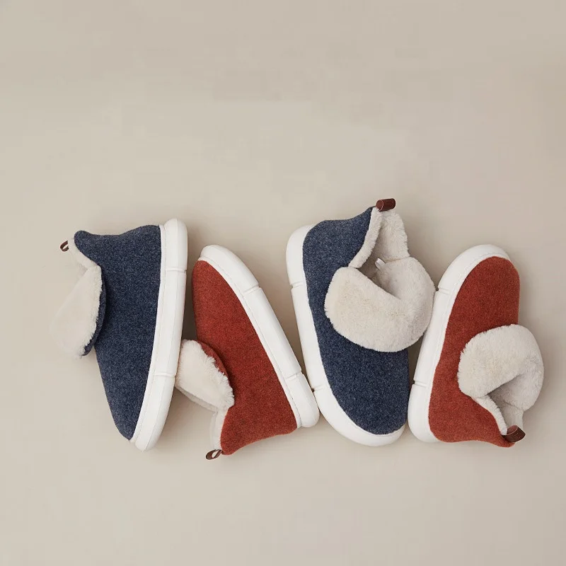 UTUNE New Arrival Winter Snow Boots Indoor Soft Faux Fur Outdoor ankle Flat Snow Winter Kids Women Men Boots