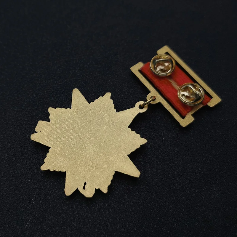 Custom promotion medal with ribbon military medals miraculous medal