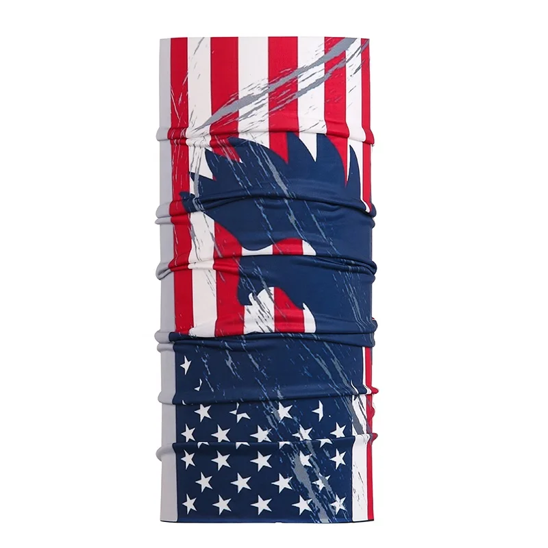 3D Custom Cooling Outdoor Travel Sunscreen Protection Scarf Neckerchief Skull Bandana