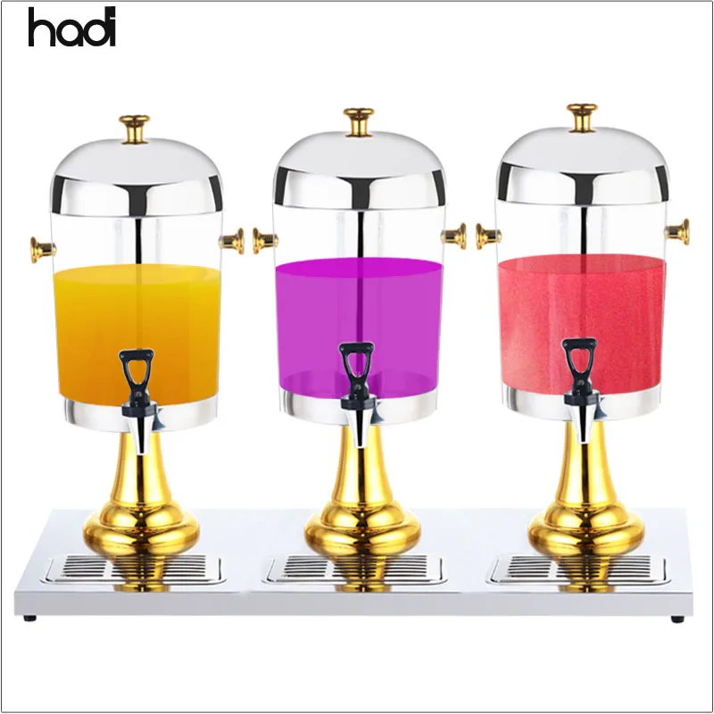 Catering material equipments commercial fruit juice dispenser double soda beverage dispenser