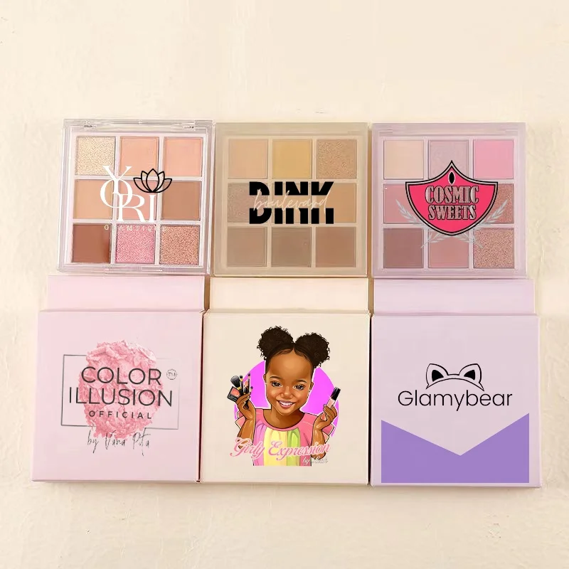 
custom high pigmented best quality private label pallet eye shadow palette 