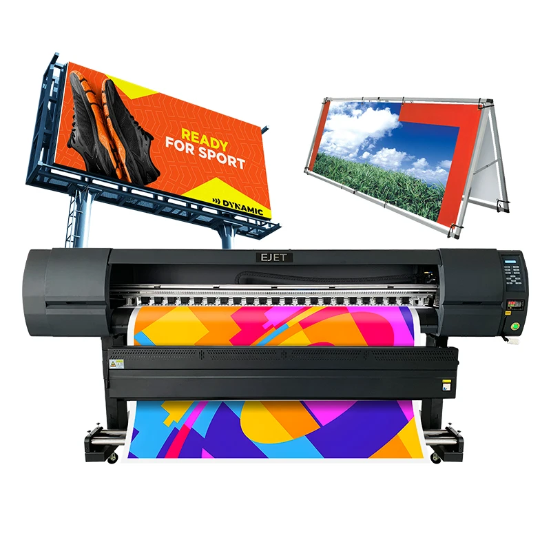 Factory Eco Solvent Printer Digital Inkjet PVC Vinyl Flag Banner Wallpaper Printing Machine Eco Solvent Printer