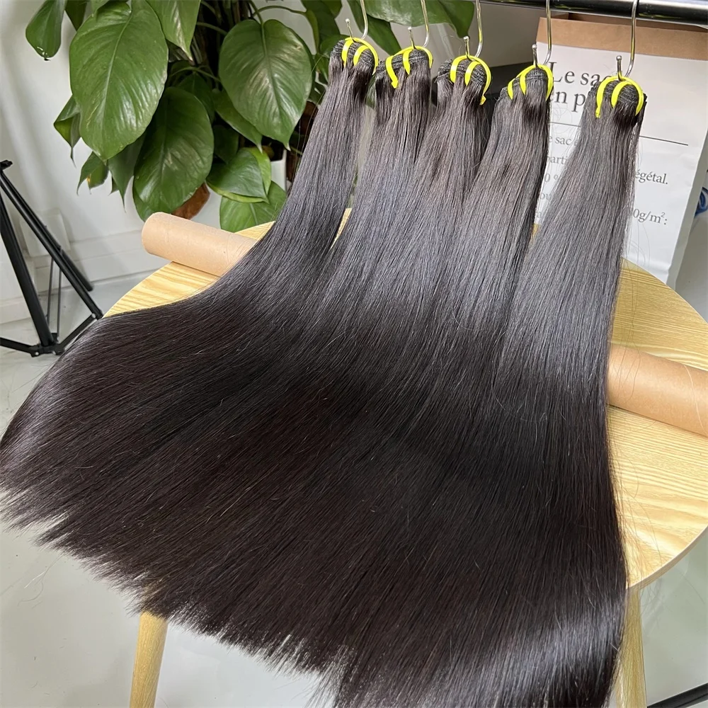 Wholesale 100% Raw Virgin Cuticle Aligned Human Hair Weaving Sdd Vietnamese Bone Straight 10a 12a 15a Raw Hair Bundles