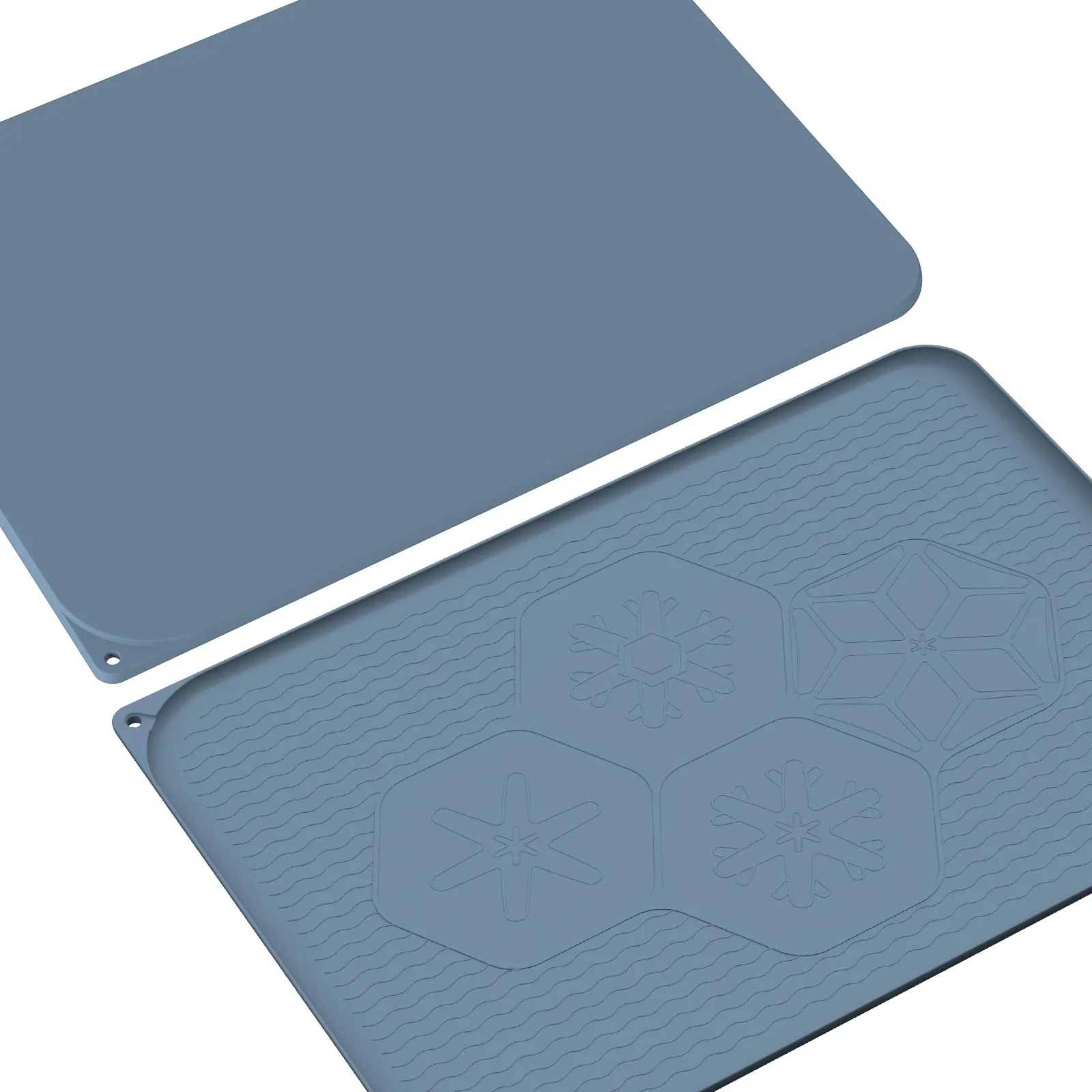 Non-sticking Paw Shape Silicone Large Size Food Dog Cooling Cat Litter Double Layer Bed Feeding The Lick Play Pet Mat