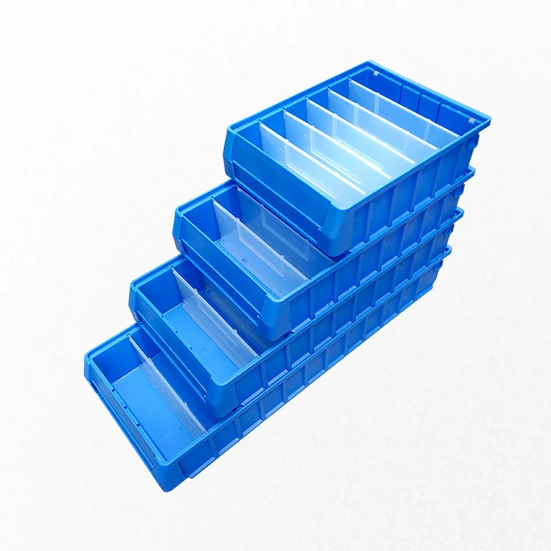 Large capacity parts storage box with partitions for  warehouse