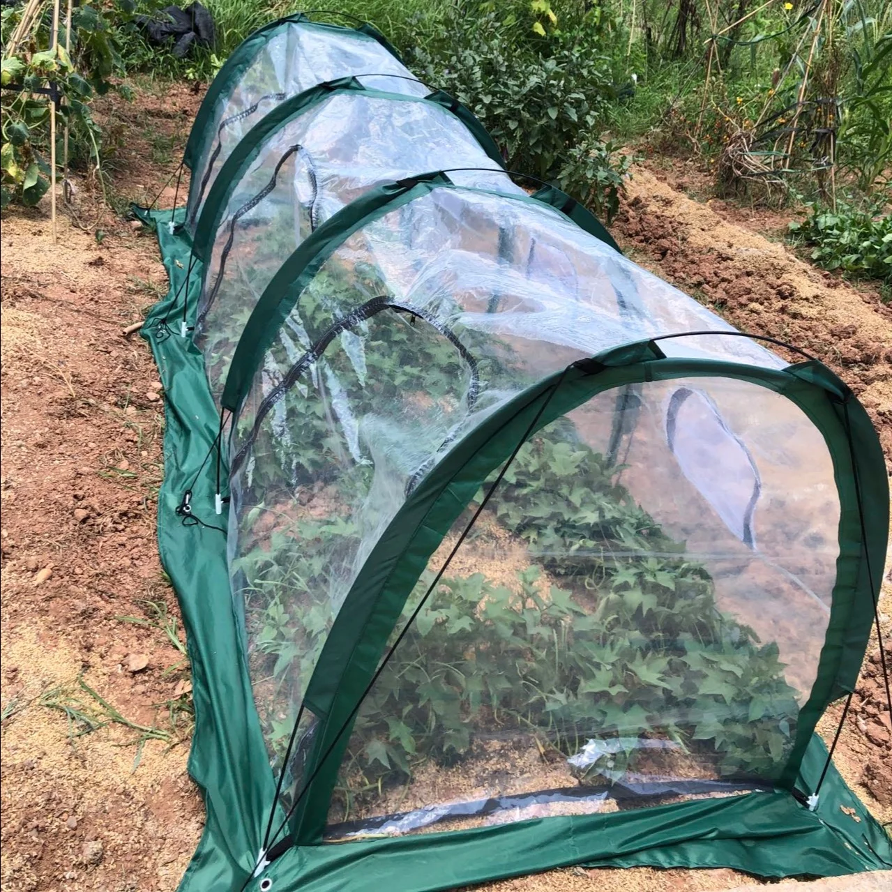 2022 Greenhouse Home Outdoor Flower Plant Gardening Winter Shelter Waterproof Anti-UV Tunnel Vegetables Greenhouse