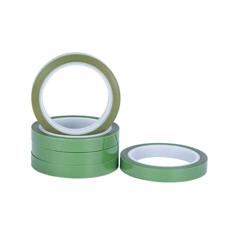 PET green high-temperature tape ESD anti-static spray baking paint shielding electroplating waste discharge green tape