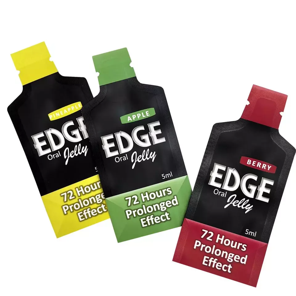 Factory OEM Custom Printing Special Shaped Energy Gel Drink Packaging Bottle Shaped Pouch Plastic Packaging Bag