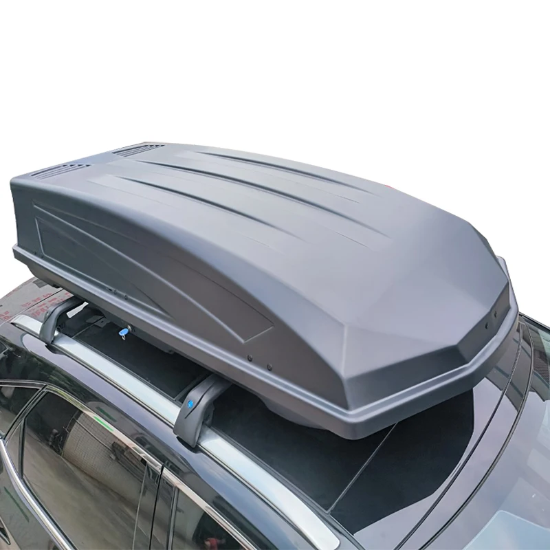Tool-Free Install Waterproof ABS Roof Top Mount Car Storage Travel Luggage Boxes Roof Box with Security Keys