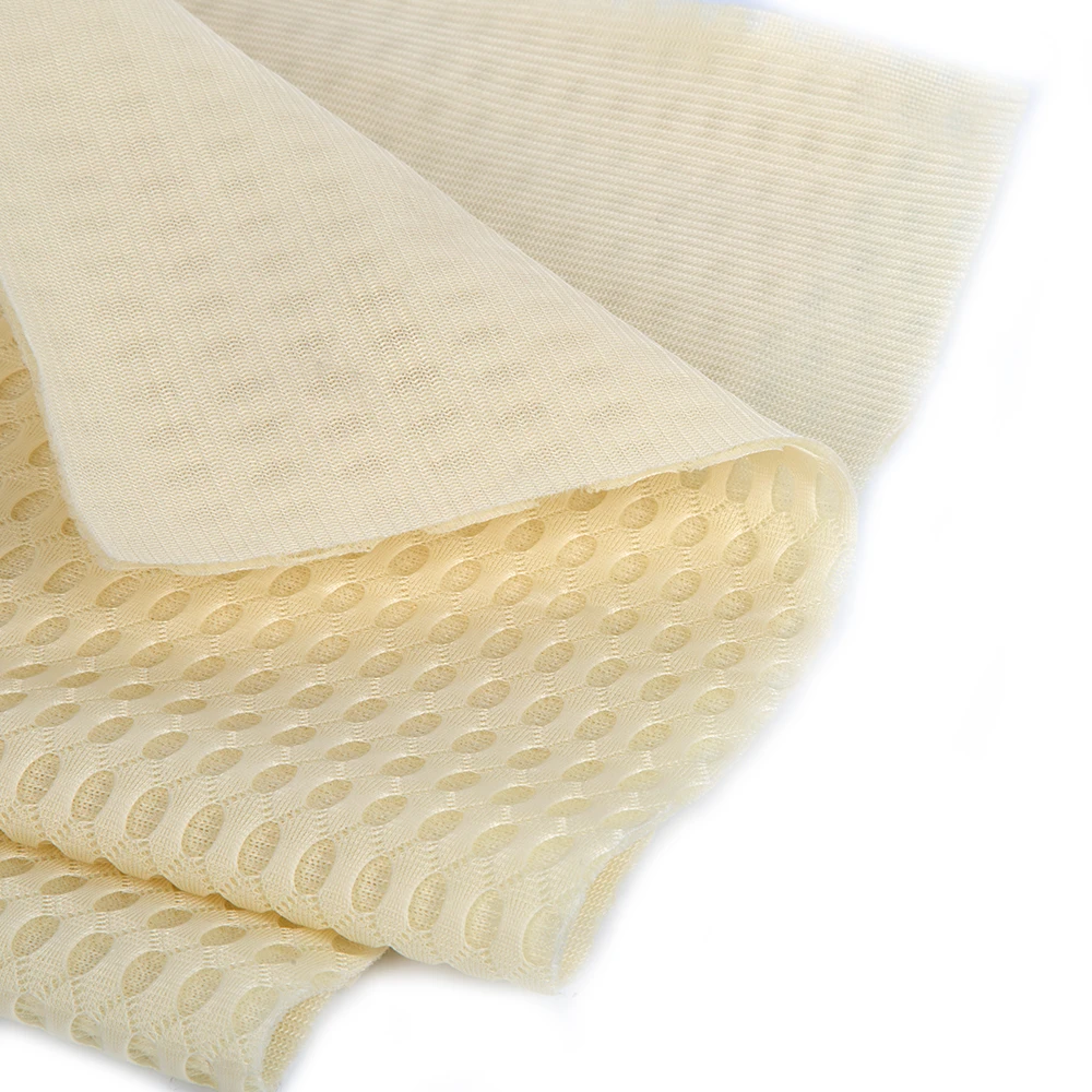 043 Big Hole 4D air mesh fabric for bedding polyester fabric 3d mesh fabric sandwich 100 polyester