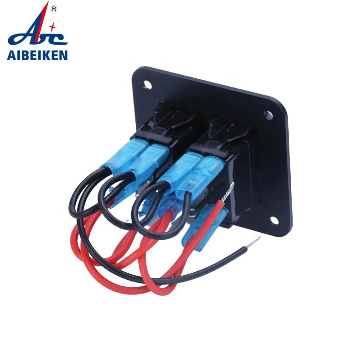 5 Pin ON Off  Blue Led  2Gang 12V Switch Panel for Automotive Car Marine Boat ATV