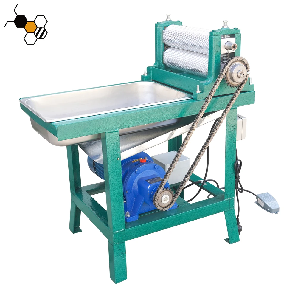 Beekeeping Equipment Tools Full Automatic Embossing Beeswax Comb Foundation Roller Machine Electric Power Multi Function Alloy