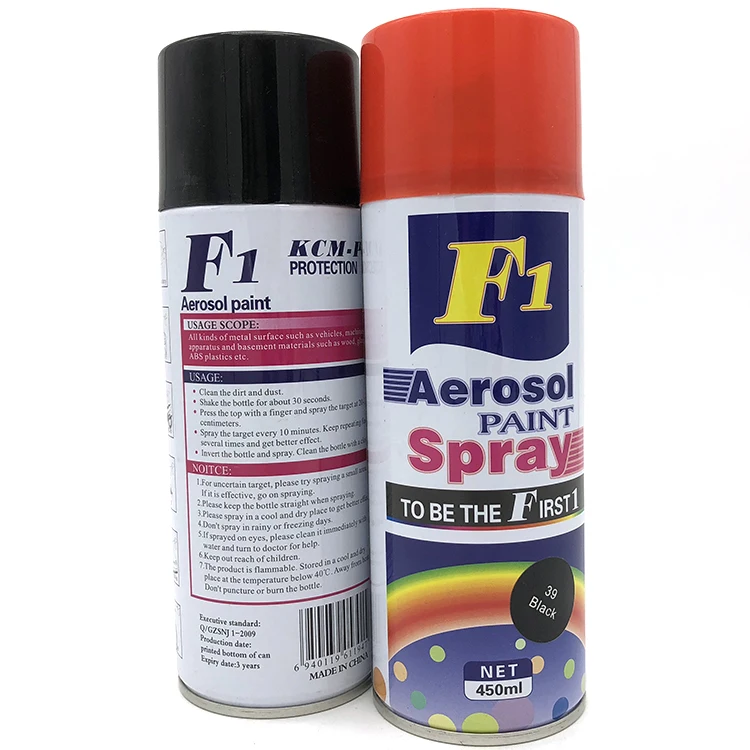 
America Formula F1 Painting Spray Lacquer Paint Spraying Dirrferent Color Available Customizable OEM from Direct Factory 