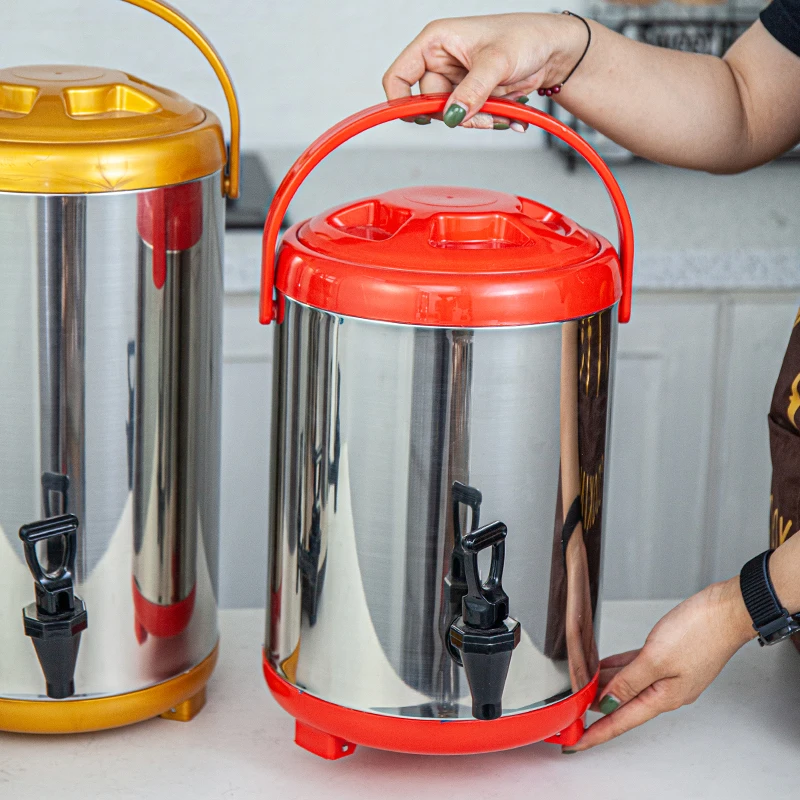 Reusable ice buckets beverage tubs Portable beverage wine machines hot/cold drinks beverage container