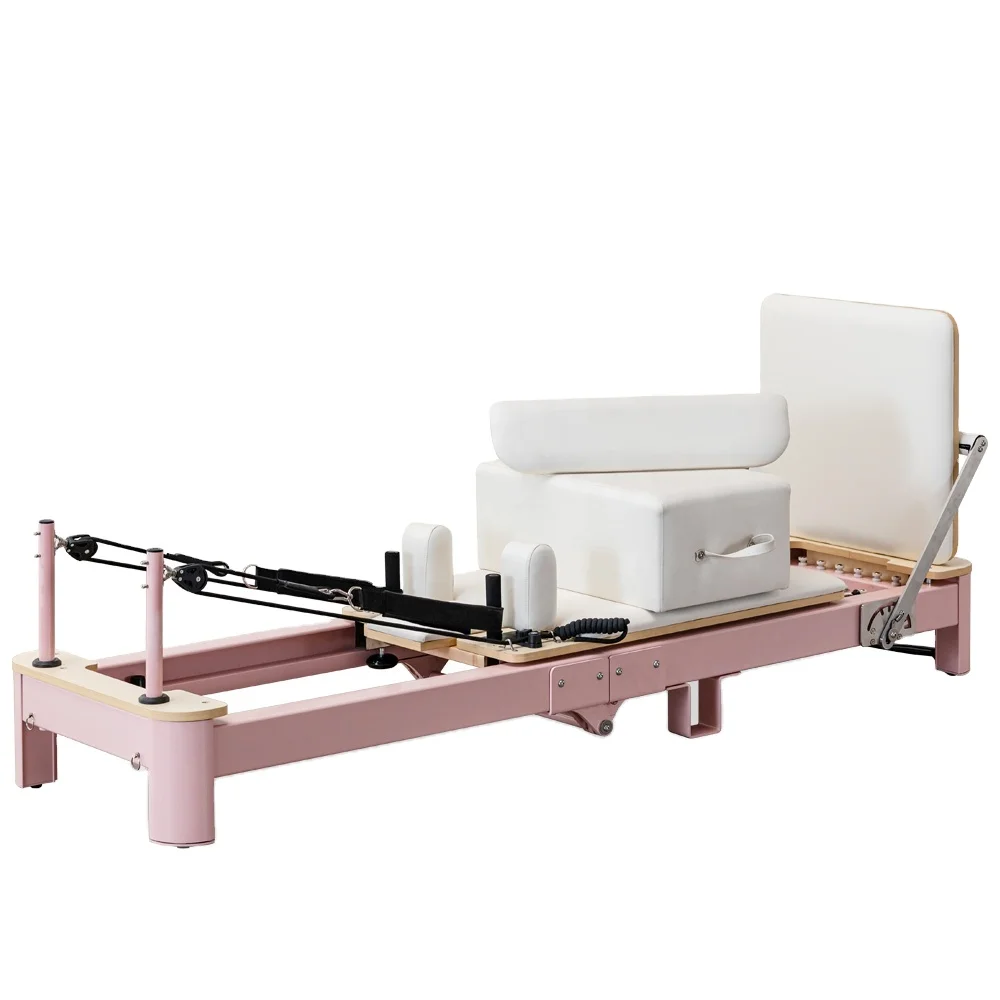 Deren Luxury Home Per Commerciale Beds High Quality Home Fitness Machine Foldable Aluminum Alloy Pilates Reformer