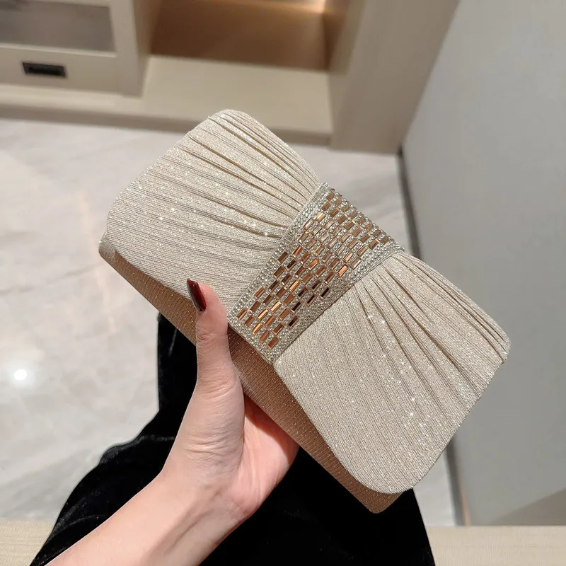 2024 Женская Блестящая Сумочка-клатч