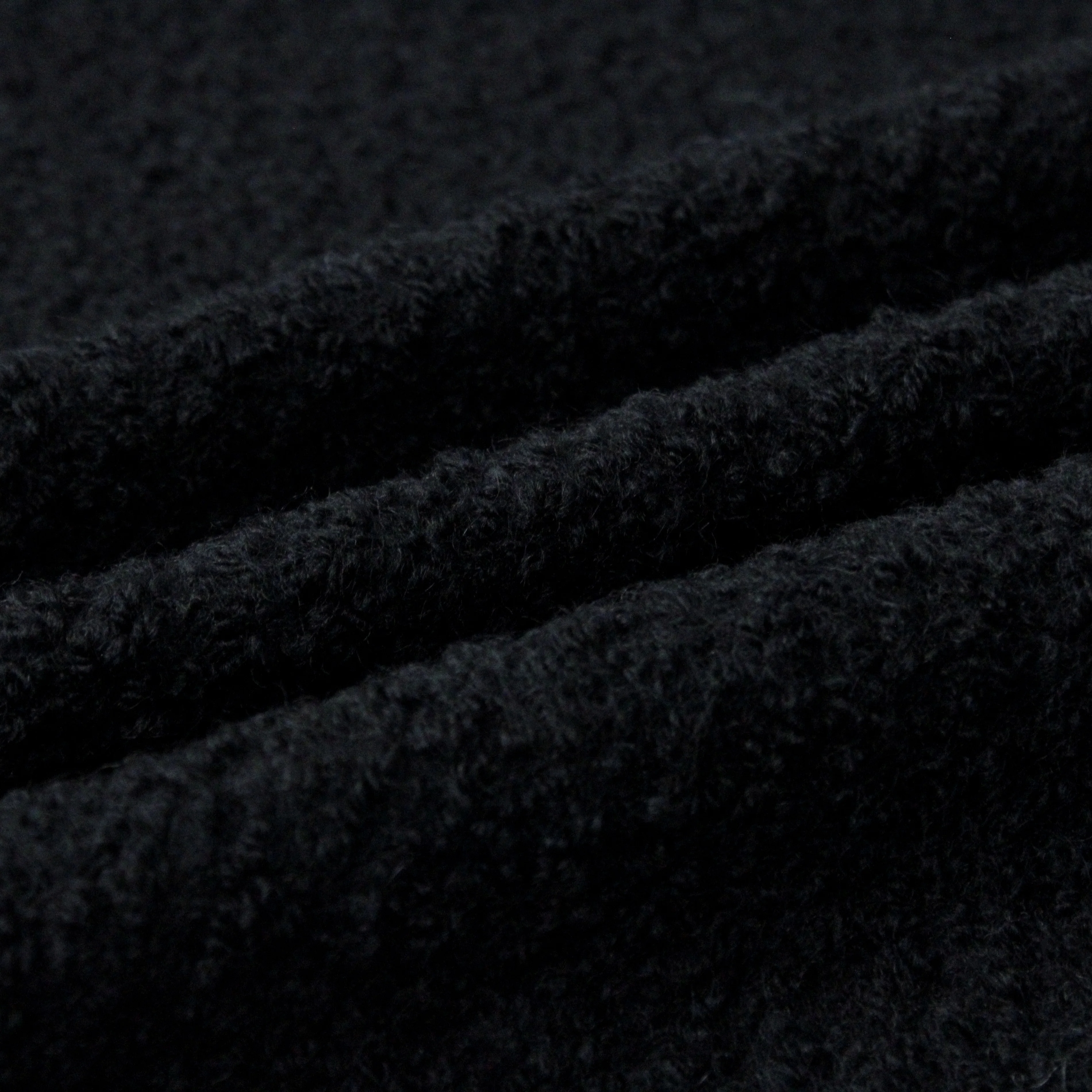 FW 25 новый модный стиль чистый маленький флис черный 40% шерсть смешанная ткань для пальто костюма