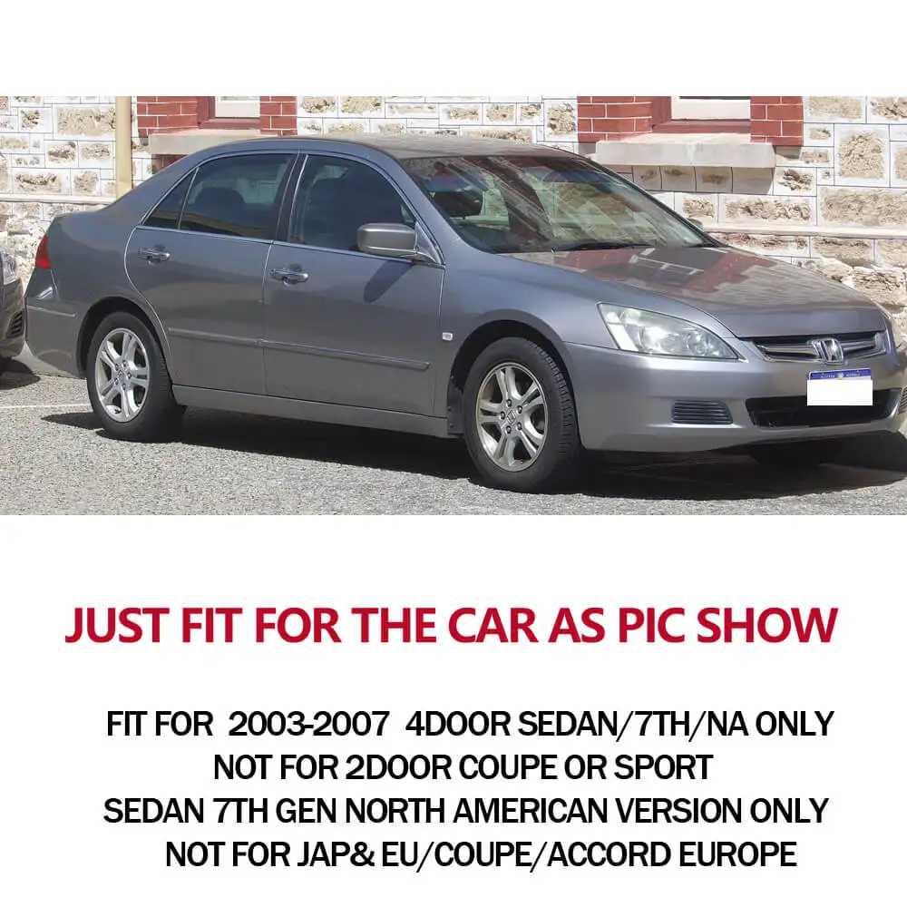 Car Mud Flaps Mudguards for Honda Accord 7TH  2003-2007 08P09-S84-100 NYF102043