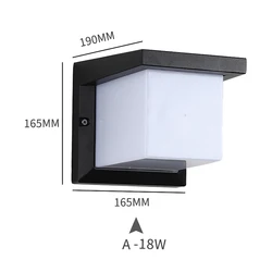 Outdoor Wall Light Modern Wall Sconces  Porch Exterior Lights Fixture  Wall Lighting Suitable for Patio,Bathroom,Hallway, Living