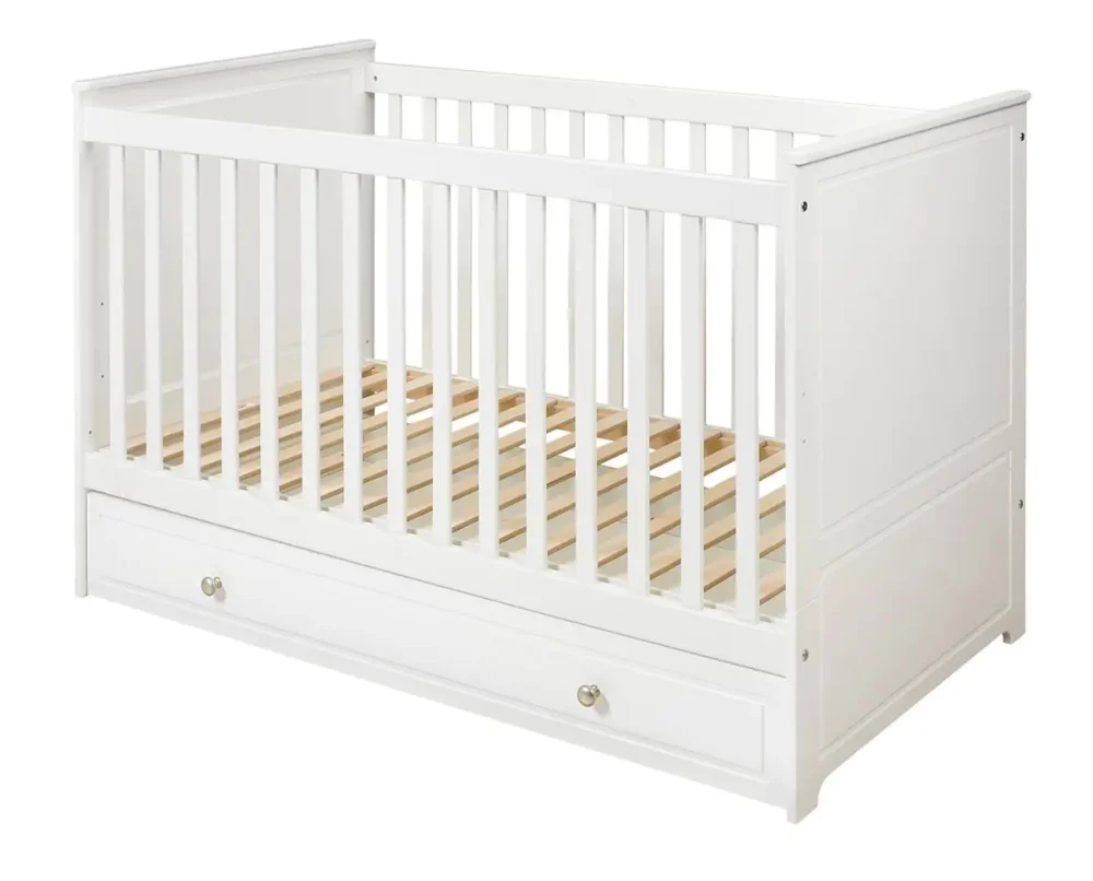 Chinese factory price multifunctional 4 IN 1 wooden baby cribs for baby bedroom furniture 2024