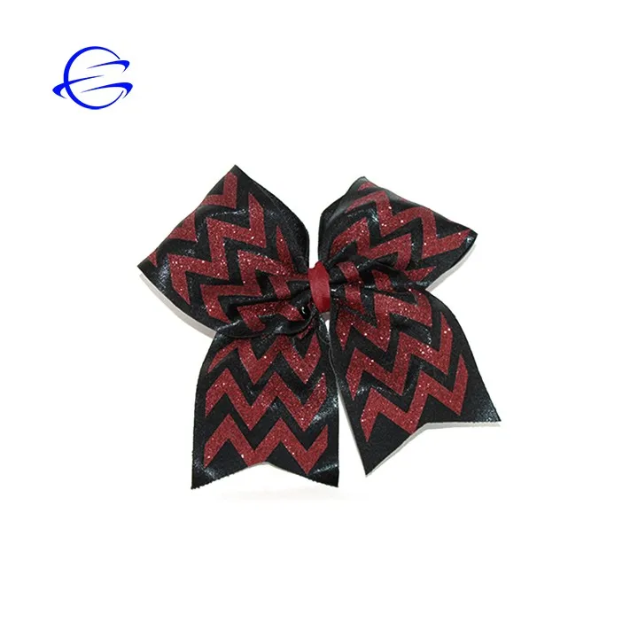 Glitter Rhinestone Ponytail Holder Sparkle Sequin Hair Bow Tie for Girls