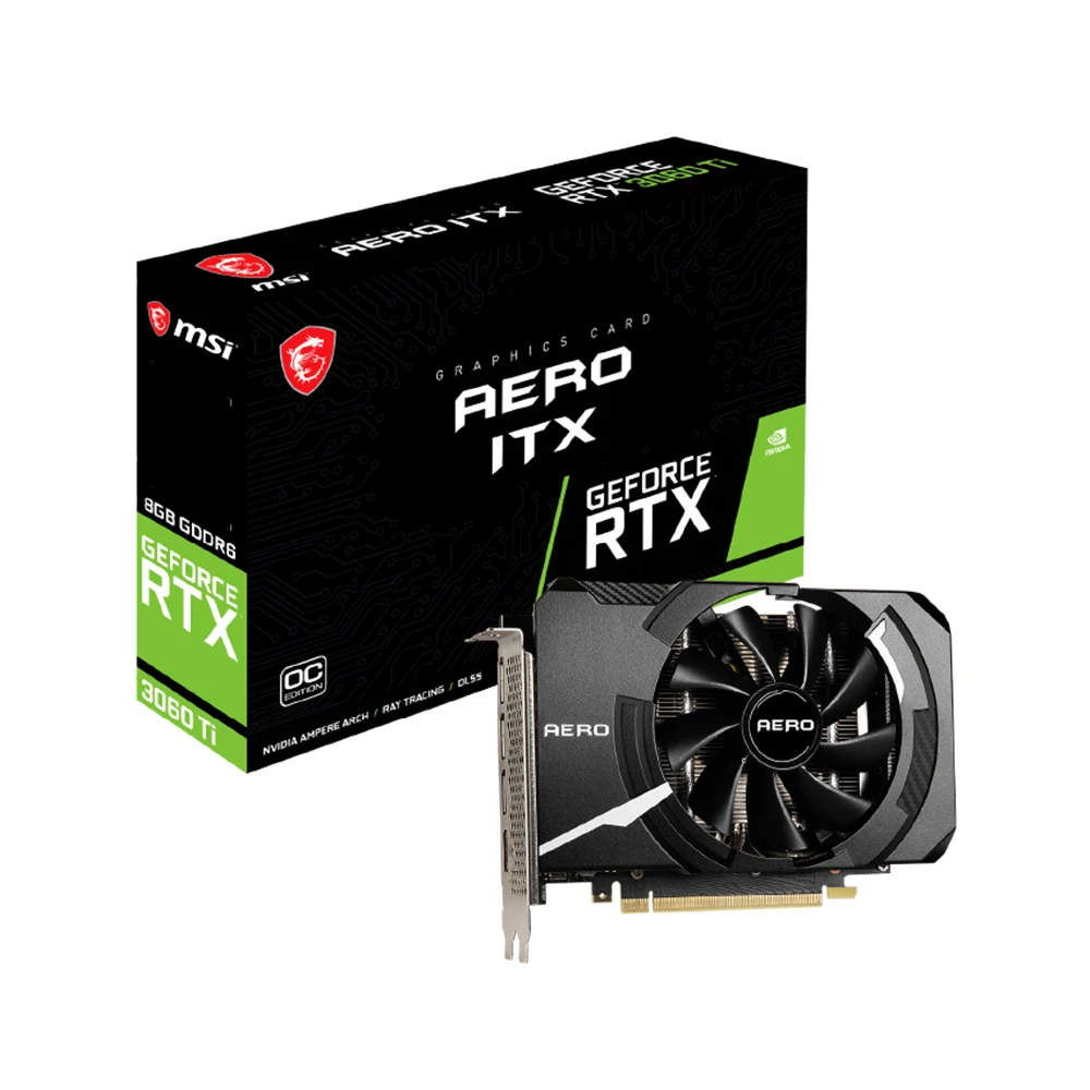 MSI 3060 MSI GeForce RTX 3060 Ti AERO ITX 8G OC Graphic Card