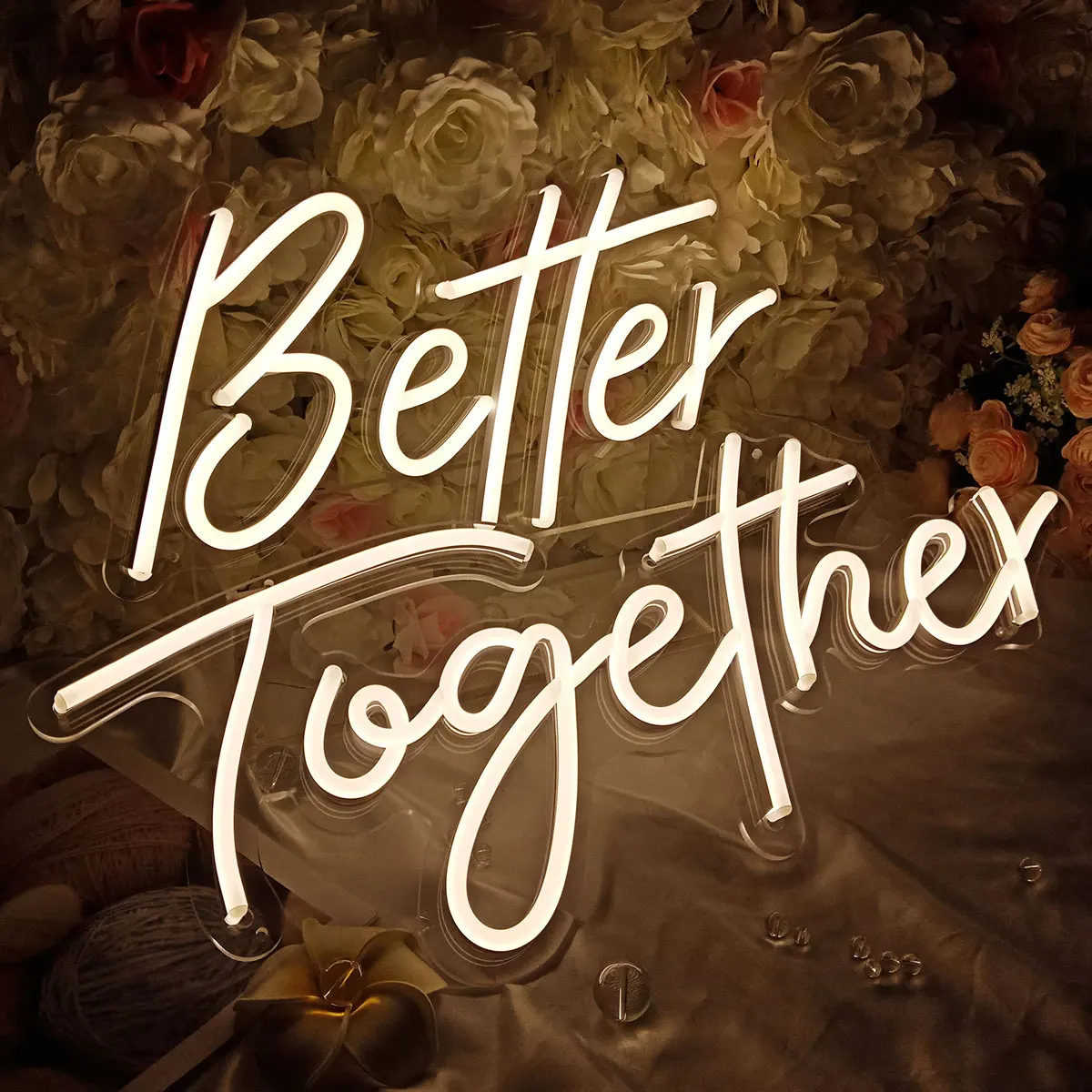 Rebow Drop shipping large 12v 24v personalized flexible letters led flex custom wall light neon sign letters