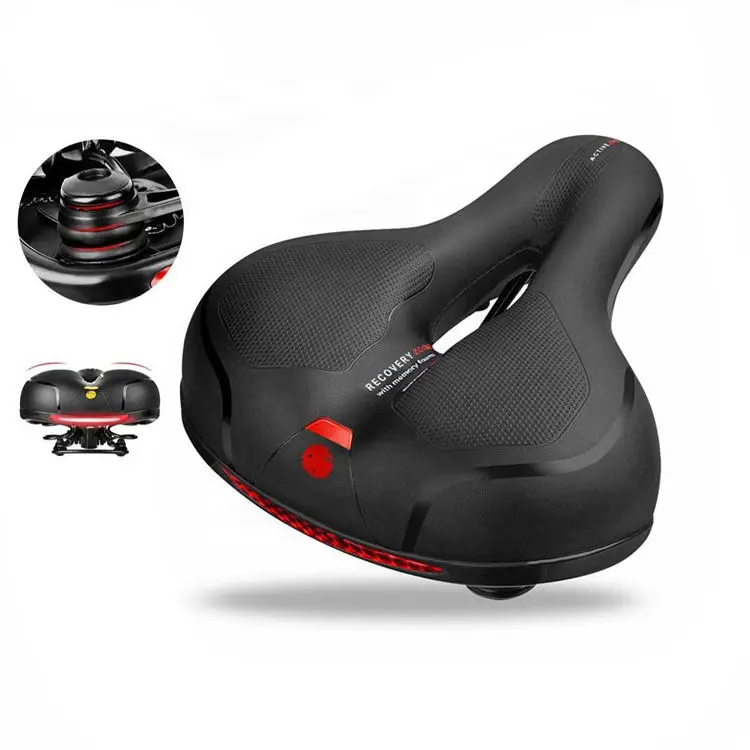 Shockproof Cushion Soft Comfortable Softwidening High Elastic Shock Absorption Mountain Bike Deep Dent Bicycle Saddle