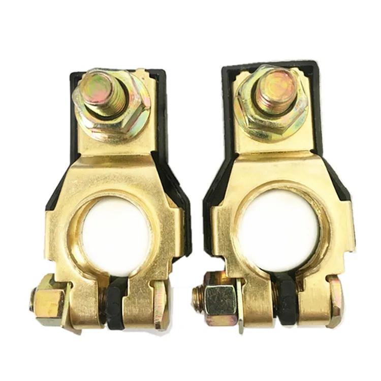 2x Heavy Duty Car Battery Terminals Connectors Quick Release Cut Off Clamps 12V
