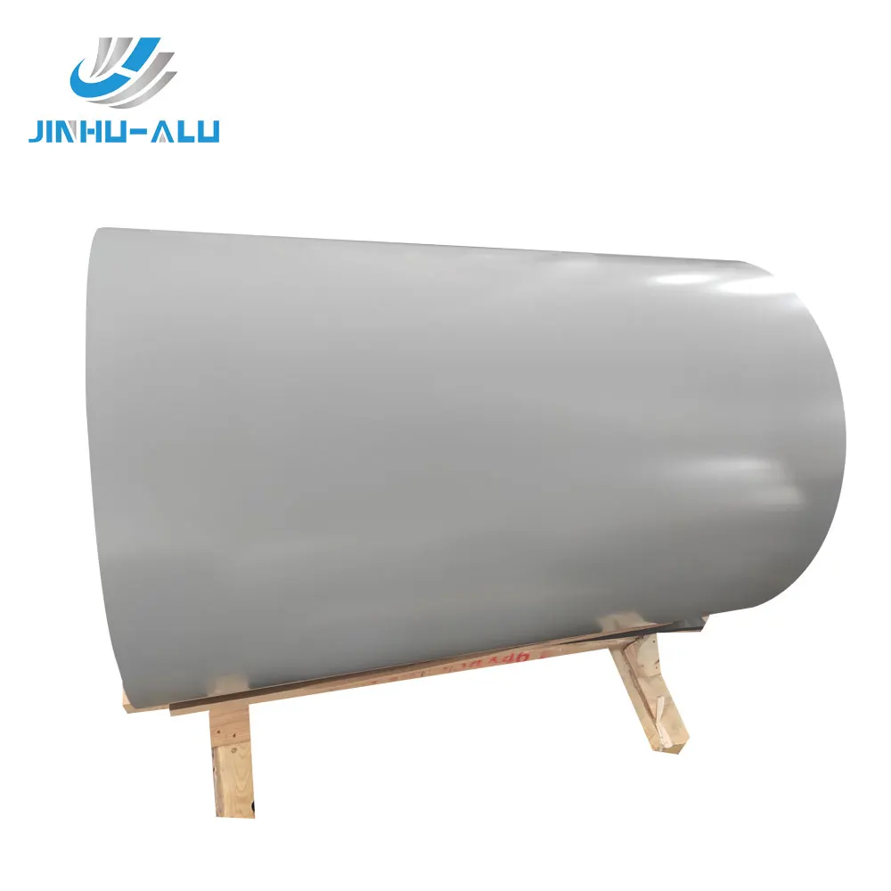 JINHU PE PVDF HDPE FEVE color coated aluminum coil for ACP
