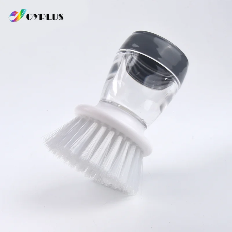 Hot Sale Palm Washing Kitchen Soap Dispensing Scrubber Cleaning Brush Dish Brush