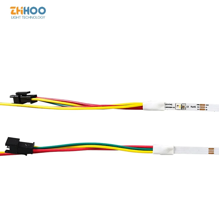 Manufacture Sk 6812 Led Strip with 12v 24v 30leds/m 5 Meter Roll Cri 85hot Sales Dream Light Led Strip RGB CHASING Color 3m Tape