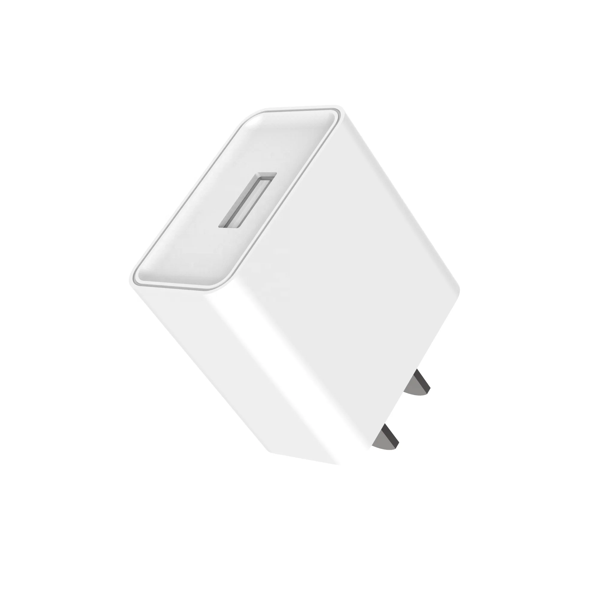 Белое Зарядное устройство usb с американской вилкой, европейская вилка для зарядки телефона, имеет зарядное устройство CE ROHS CB FCC с 1 портом
