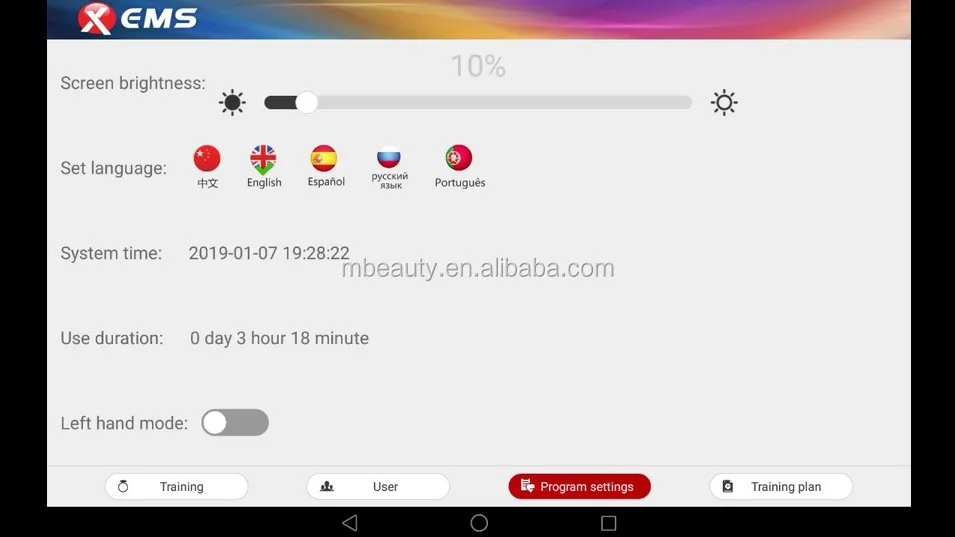 ems training operation fitness suit weight loss muscular xbody ems training suit xbody ems fitness machine