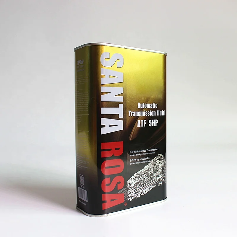 1L Empty Square Metal Jerry Motor Oil Tin Can for Brake Cleaner Car Oil Engine Fluid Paint