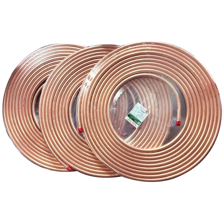 Bright C1011 C10100 C110 Good Supplier Soft Pancake Coil Copper Pipe Ac Copper Pipe