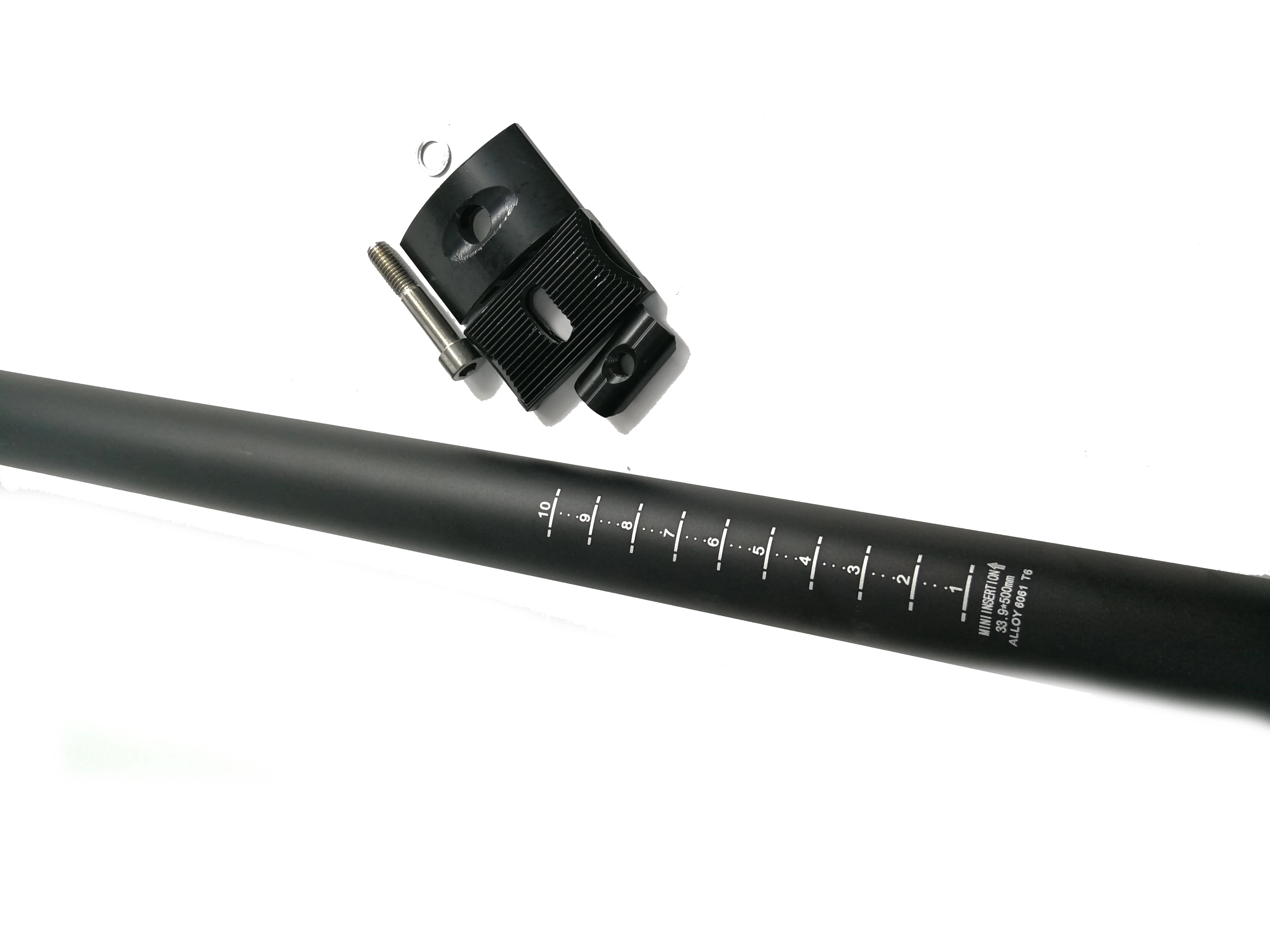 
Aluminum alloy 33.9*500mm folding bike bicycle seat post tube 