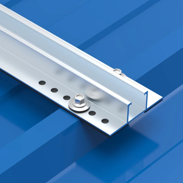 solar rail mount solar panel railings mounting solar panel mounting rail for photovoltaic support assembly, wholesale