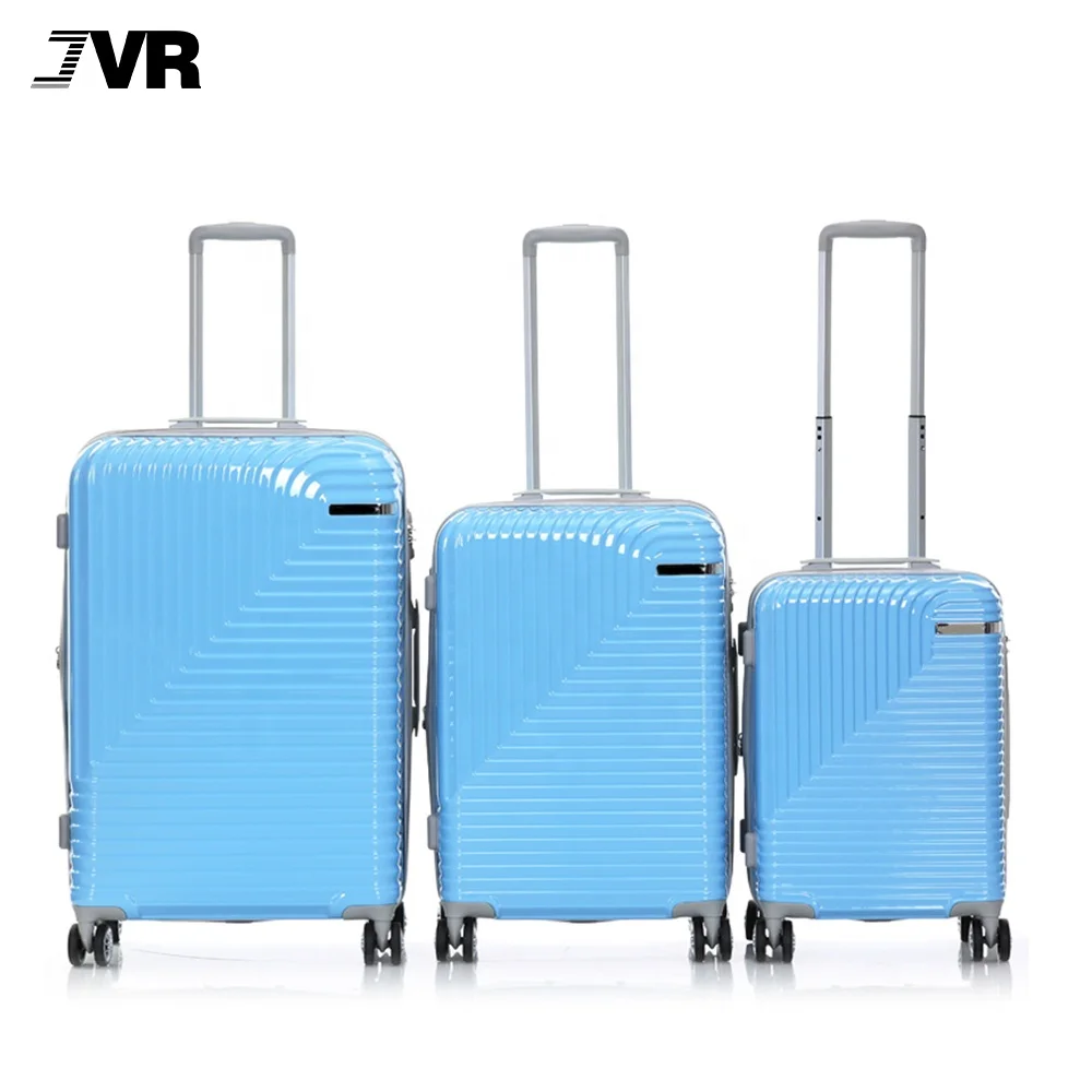 Недорогой чемодан JVR Яркий Модный комплект из 3 предметов для багажа АБС-пластика 20 24 28 дюймов на колесах