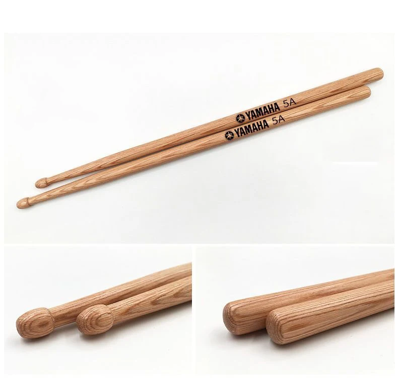 Premium Chinese Style Custom Light Drum Sticks 2B 5A 5B 7A Made from Red Oak and Maple for Recording Bassoon Style