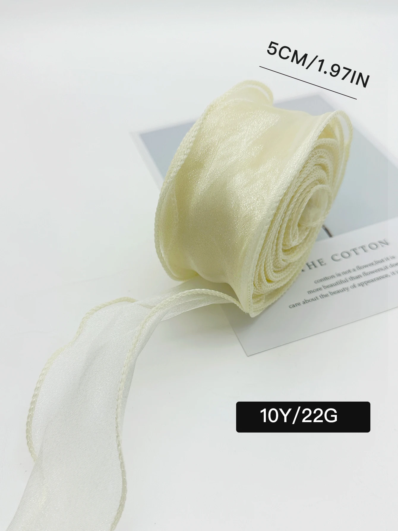 10 Yards Pink Wired Chiffon Ribbon Sheer Wired Organza Ribbon for Crafts Floral Bouquets Wedding Party Decorations