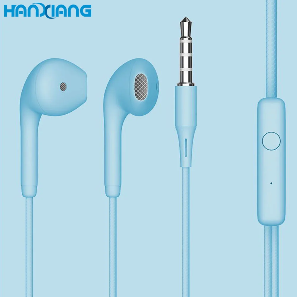 
Ready to Ship 2021 Gadgets Factory Portable Handsfree In-ear headset Stereo Hifi 3.5mm Jack Wired Earphones for Samsung 