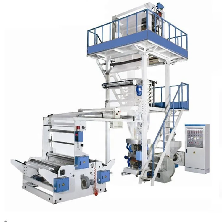 Cheap price low pressure PA blown film machine pe plastic hdpe air bubble nylon blowing shrink film extruder machine
