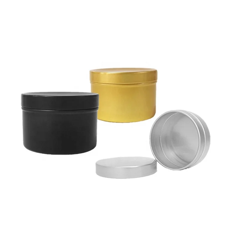 Customized Color 4oz 120ml Round Aluminum Tin Can Empty Aluminum Tin Cans Box (NAL09)